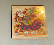 Wooden rubber stamper for sale  YEOVIL