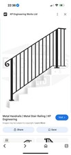 Metal staircase balustrade for sale  PETERBOROUGH