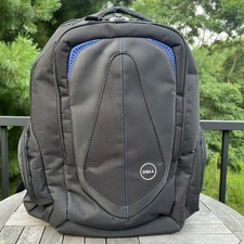 Mochila acolchoada Dell Adventure bolsa para laptop notebook preta com detalhes azuis limpa comprar usado  Enviando para Brazil