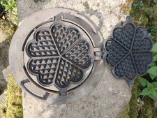 Waffeleisen antik alt gebraucht kaufen  Neukirchen