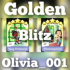 Usado, Hug Protocol & Plinkception :- Adesivos Golden Blitz :- Mono_Poly_Go comprar usado  Enviando para Brazil