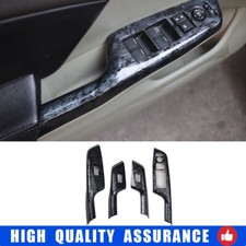 Usado, Para Honda Civic 2012-2014 9º Interruptor de Controle de Fechadura de Porta de Janela de Madeira Preta Acabamento 4* comprar usado  Enviando para Brazil