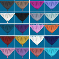 Plain tasseled voile for sale  BEXLEYHEATH