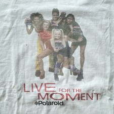 Camiseta branca promocional vintage anos 90 Y2K Spice Girls Polaroid tamanho grande comprar usado Camiseta branca promocional vintage anos 90 Y2K Spice Girls Polaroid tamanho grande comprar usado  Enviando para Brazil