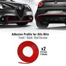 Profilo Rosso Adesivo per Dam Anteriore + Posteriore Alfa Romeo Mito comprar usado  Enviando para Brazil