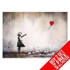 Banksy girl red for sale  MANCHESTER