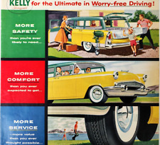 Usado, Station Wagon Boat Kelly Springfield Pneus Vintage 1956 Impressão de Revista Publicitária comprar usado  Enviando para Brazil