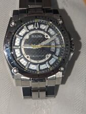 Relógio de pulso masculino grande Bulova Precisionist 300M quartzo C877699 funciona muito bem! EXCELENTE comprar usado  Enviando para Brazil