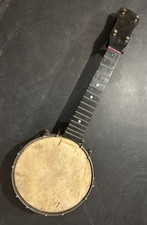 Ukulele antigo da década de 1920 Slingerland MayBell Banjo Banjolele para restauração 7" comprar usado  Enviando para Brazil