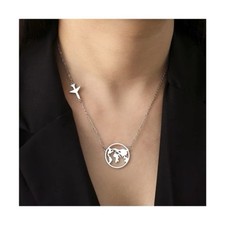 Globe airplane pendant for sale  San Antonio