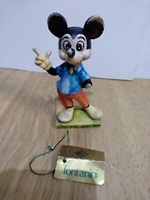 Statuetta fontanini topolino usato  Roma