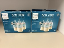 Mamadeiras Avent Philips anti-cólicas ventilação sem ar 9 oz sem BPA 3 pacotes lote de 2 comprar usado  Enviando para Brazil