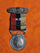 Barraca Cherokee #20 KOTM Knights of the Macabees Fraternal Support #29 Iowa década de 1890, usado comprar usado  Enviando para Brazil