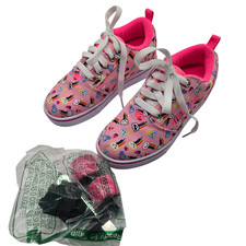 NOVO Sapato Infantil Heelys Pro 20 com Rodas Rosa Arco-íris Unicórnio e Emoji Tamanho Juventude 2 comprar usado  Enviando para Brazil