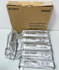 Lote de 5 ROLOS Sony UPP-210HD mídia de impressão térmica de alta densidade, 1 rolo grátis comprar usado  Enviando para Brazil