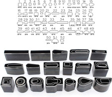 52pcs leder bastelset gebraucht kaufen  Goslar