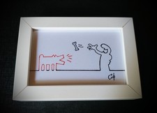 Dessin encadré linea d'occasion  Nogent-sur-Vernisson