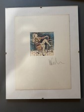 Tableau lithographie signé d'occasion Tableau lithographie signé d'occasion  Coulommiers