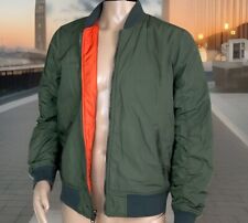 Usado, Jaqueta Bombardeiro Abercrombie & Fitch Voo Reversível Zíper Completo Verde A&F Masculina Tamanho M comprar usado  Enviando para Brazil