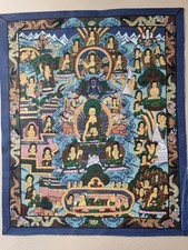 Ancien thangka tibétain d'occasion  Albi
