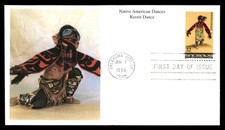 Usado, MayfairStamps US FDC 1996 Oklahoma Raven Dance Native American Dances Mystic Fir comprar usado  Enviando para Brazil