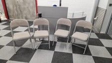 Folding chairs cushioned for sale  READING