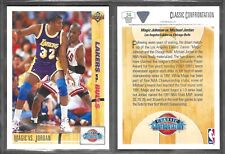 Upper Deck 1991 NBA #34 Michael Jordan Bulls vs Magic Johnson Confrontation comprar usado  Enviando para Brazil