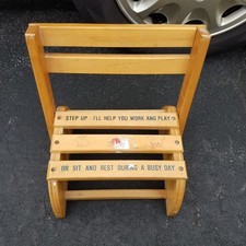 step kids wooden stool for sale  Lincoln