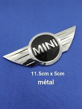 Logo Mini Cooper Métal 115 x 50mm Voiture Grille Capot Emblème avant Arrière comprar usado  Enviando para Brazil
