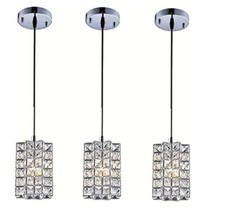 Chrome crystals pendant for sale  Johnson City