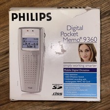 Gravador de voz digital Philips 9360 Pocket Memo/ditafone portátil não testado comprar usado  Enviando para Brazil