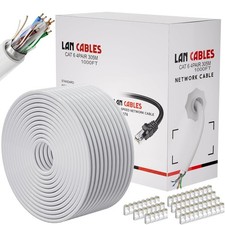 MEIPEK Cat 6 Ethernet Cable 1000ft Shielded (60 RJ45), FTP Cat 6 Outdoor Etherne comprar usado MEIPEK Cat 6 Ethernet Cable 1000ft Shielded (60 RJ45), FTP Cat 6 Outdoor Etherne comprar usado  Enviando para Brazil