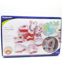 Conjunto de cortador de biscoitos e estêncil Baker's tema de férias cabo de silicone vermelho 24 peças comprar usado  Enviando para Brazil