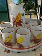 Servizio vino ceramica usato  Ravenna