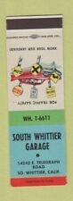 Capa Matchbook - South Whittier Garage South Whittier CA AMOSTRA comprar usado  Enviando para Brazil