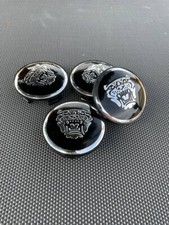 Tampas de centro de roda Jaguar pretas e tampas de ar 59mm S-Type X-type XF XJ8 XEL XJ XK, usado comprar usado  Enviando para Brazil