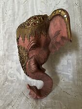 Wooden elephant head for sale  Bridgewater