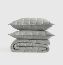 Conjunto de colcha caixa bambu orgânico marmelo fronhas eucalipto rainha completa novo sem etiquetas LEIA, usado comprar usado  Enviando para Brazil