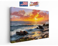 Sunset ocean waves for sale  Houston