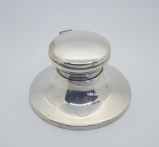 Sterling silver inkwell for sale  MILTON KEYNES