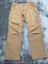 Calça chino utilitária Kuhl masculina tamanho 36x32 desempenho ventilada marrom caminhada ao ar livre comprar usado  Enviando para Brazil