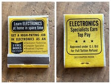 Vtg matchbook learn for sale  Oakland