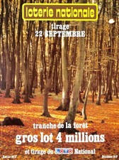 Affiche poster loterie d'occasion  Les Bordes