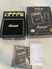 Marshall MS-2 Micro Amplificador Preto MS 2 Portátil Em Excelente Estado comprar usado  Enviando para Brazil