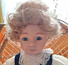 Porzellanpuppe cm gebraucht kaufen  Berlin