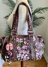 ISABELLA FIORE TESSA CUT A RUG BOLSA TOTE GRANDE ROSA MARROM comprar usado  Enviando para Brazil