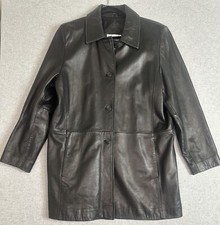 Vintage leather trench for sale  Senoia