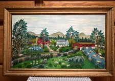 Folk art board for sale  New Castle