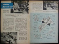 Power hacksaw build for sale  Diamond Point
