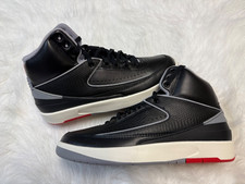 Usado, Tênis masculino retrô preto cimento DR8884-001 Nike Air Jordan 2 comprar usado  Enviando para Brazil